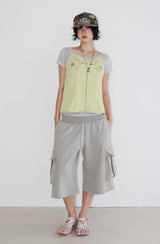 ROSE STITCH SLEEVELESS
