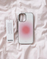 Morning Peach_Silver iPhone Galaxy Case(MagSafe)