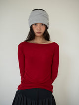 WHIPPING HAIR BAND & BEANIE (GREY)