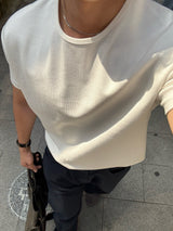 アーバンピグメントクロップマスクルTシャツ