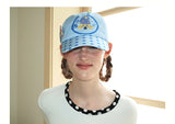 【即日発送】UnsocialNigh original niche design illustration print star Taichi Dog cap female versatile 