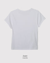 モダルスリムフィット半袖Tシャツ (8color)