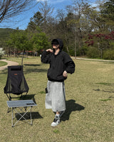 Easy Side Snap Bermuda Sweat Pants