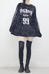 Unisex May Oversized Velvet Sweatshirt