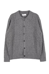 No.1110 Rケーブルニットカーディガン (4color)