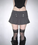 leon pleats mini sk (3colors)