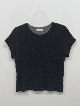 エンボスド リンクル ショート スリーブ Tシャツ