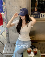 MADE. Daya henley T‑shirt