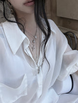 maria cross pearl necklace set