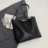 [Unisex] Minimal レザーショルダーバッグ (2 colors/36900)