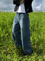 Wallet Point Wide Denim Pants (S, M, L / 3 Colors)