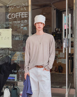 ノーマル コットン プレーン ロングスリーブ Tシャツ