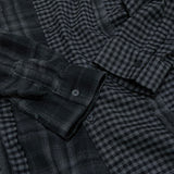 double check deconstructed shirt_black