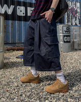 Circular Belt Stitch Cargo Bermuda