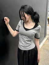 Epilogue Lace Slim Tee