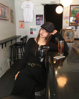 Strap hunting cap