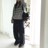 Pict Track Color Cargo Pocket Sweat Pants