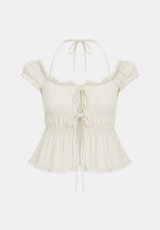 Zena Lace Check Blouse