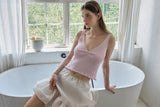 Tulip organza skirt_beige