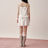 Scallop Band Skirt (White)