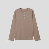 ASCLOノーマルヘンリーネックTシャツ (4color)