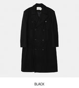 Moi Side Pocket Double Long Coat