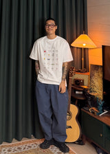 トラベル オーバーサイズ ショートスリーブ Tシャツ 3カラー