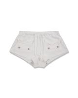 Napoleon Sweat Shorts - White