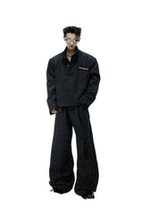Textured Pearl Trousers