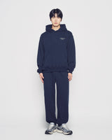 25FW ベーシックロゴナッピングフーディージップアップ ダークネイビー
