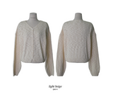 Kaya Cotton Mix Knit Cardigan (4color)