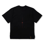 STGM ペイントオーバーサイズショートスリーブTシャツ ブラック/ ホワイト