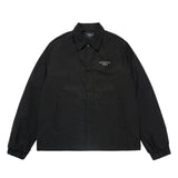 24FW BASIC LOGO COACH JACKET BLACK