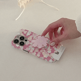 [Mademoment]ブロッサムフラワーパターンデザインアイフォンカードケース