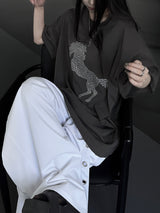 horse beads overfit T (2color)