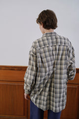 Autumn check shirt_beige