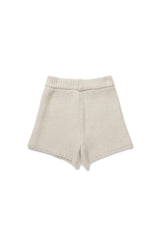 リーフニットパンツ_アイボリー