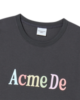25FW カラーロゴショートスリーブTシャツ チャコール