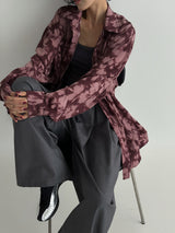 3 TAP Afterimage Flower Shirt (2color)