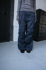 loop pocket wide cargo pants(2colors)