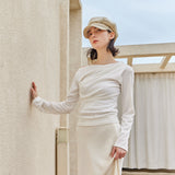 VA Stud Newsboy Cap / Beige