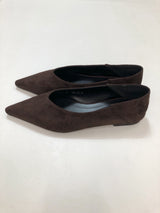 Brown Suede Stilettos
