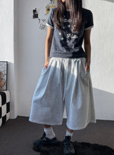 Hip Character Tattoo Lettering Bermuda Shorts 3color