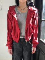 End U Neck Eyelet Studded Crop Tee (6c)