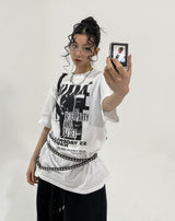 アフタープリントルーズフィット半袖Tシャツ
