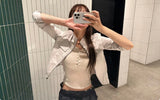 [ autumn jacket ] britt buckle & matte slim jk