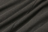 Basic open tee - charcoal 