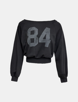 84 Off-Shoulder Sweatshirt