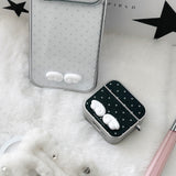 キー チャーム セット✨ 3D エンジェル ウィング ドット AirPods ケース