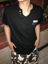 ヴィンテージ Vネック ショートスリーブ Tシャツ (3c)